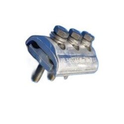 PG-3BOLT-AUS176491 Bimetal parallel groove clamp, 3 bolts M10 - Al 185-35 sq mm / Cu 185-35 sq mm. AUS-176491